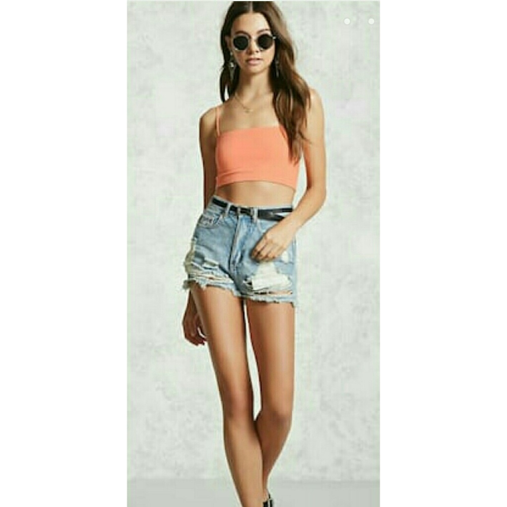 Stretch Knit Cropped Cami